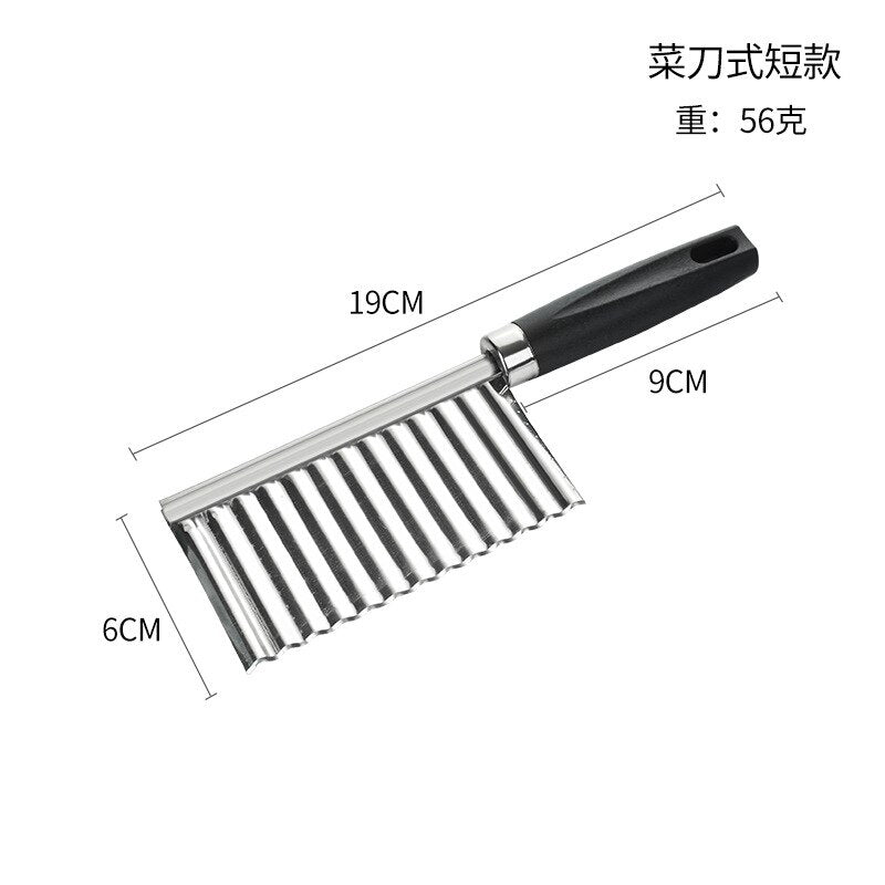 Potato Cutter Wave Knife French Fries Slicer