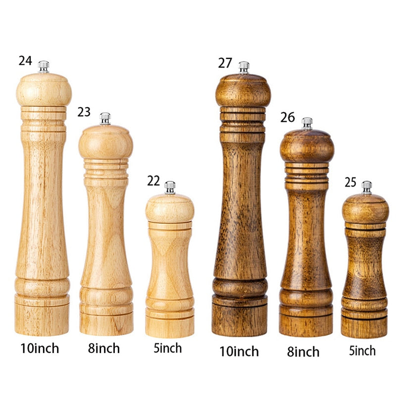 Manual Solid Wood Salt And Pepper Grinder