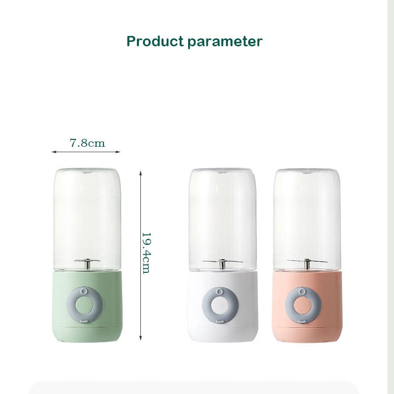 500ml Mini Juicer Blender Portable USB