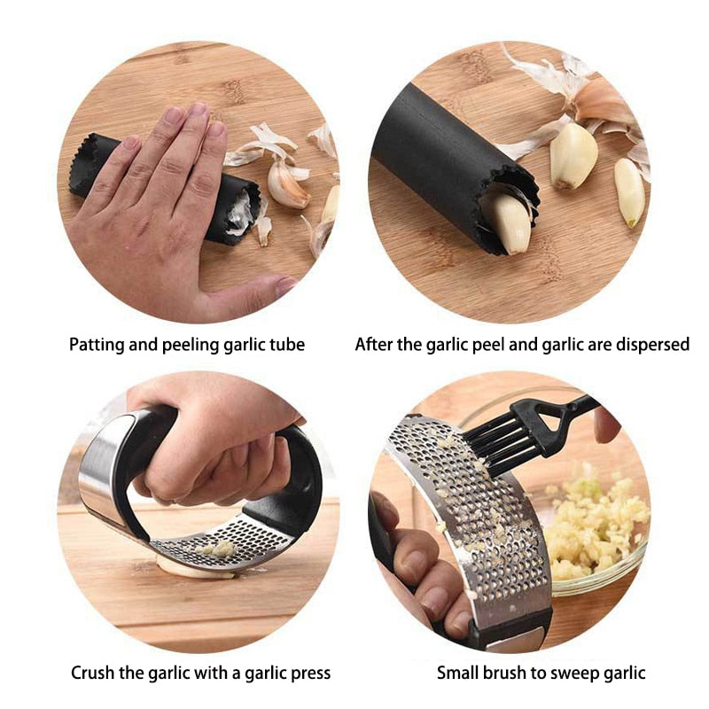 Garlic Press Manual Mincer Chopping