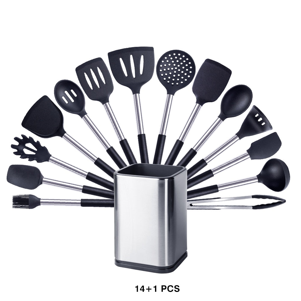 Silicone Utensils Set Kitchen Accessories