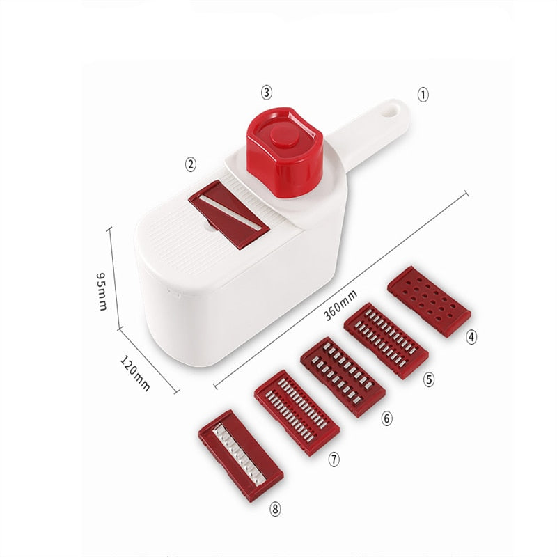 Vegetable Cutter Plastic Basket Slicer Fruit