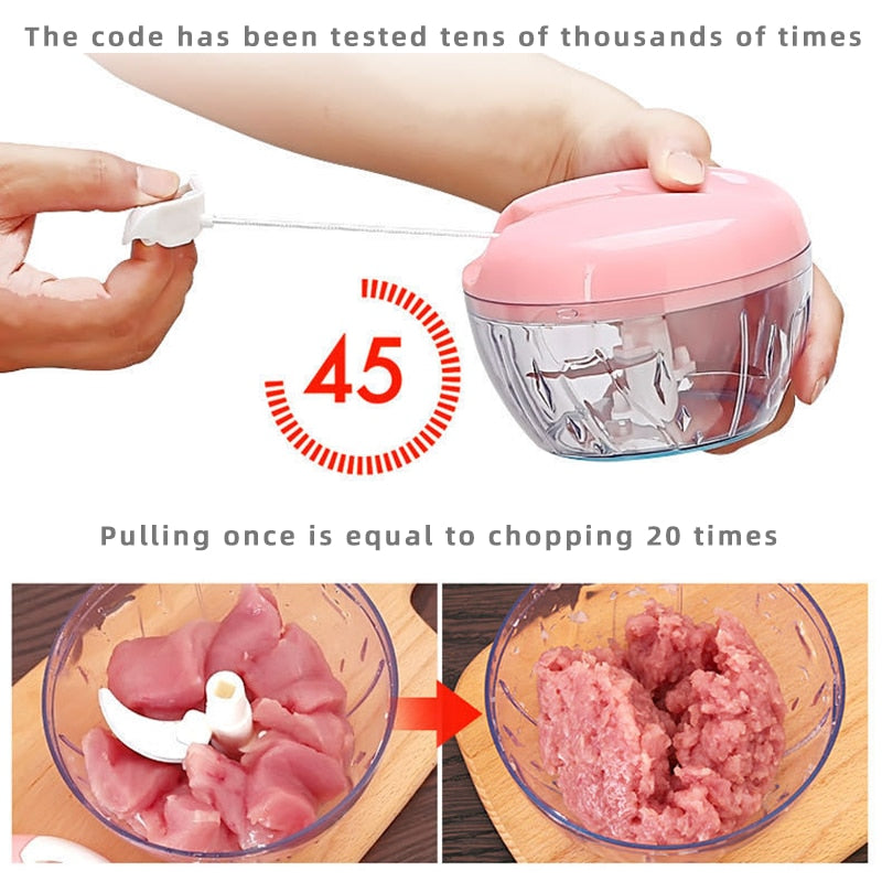Kitchen Hand Pull Food Manual Chopper