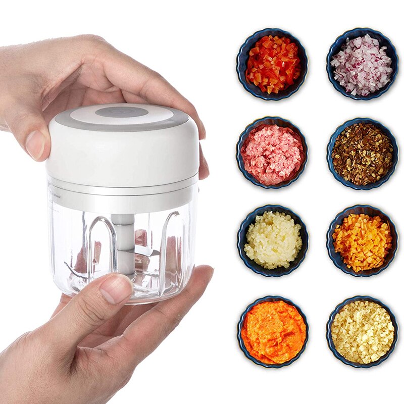 Electric Garlic Chopper Mincer Mini