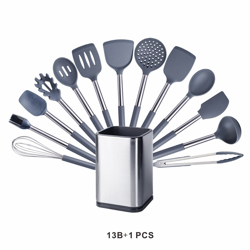 Silicone Utensils Set Kitchen Accessories