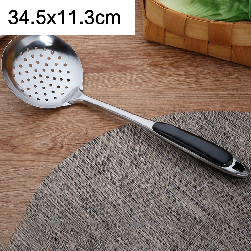 Stainless steel spatula soup spoon