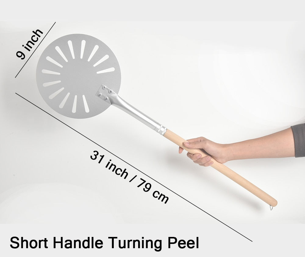 Perforated Turning Peel Pizza Shovel