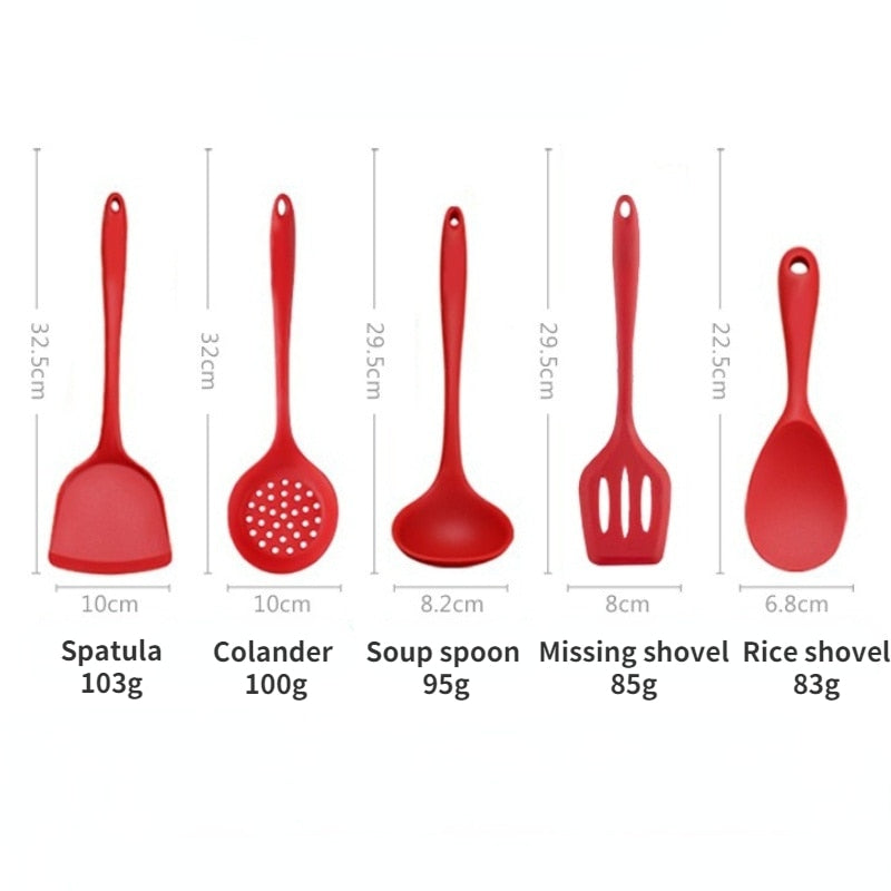 Kitchen Utensils Cooking Tools Silicone Spatula