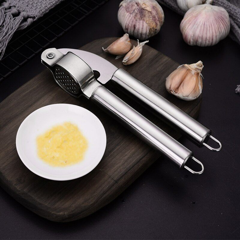 Stainless Steel Garlic Masher Press