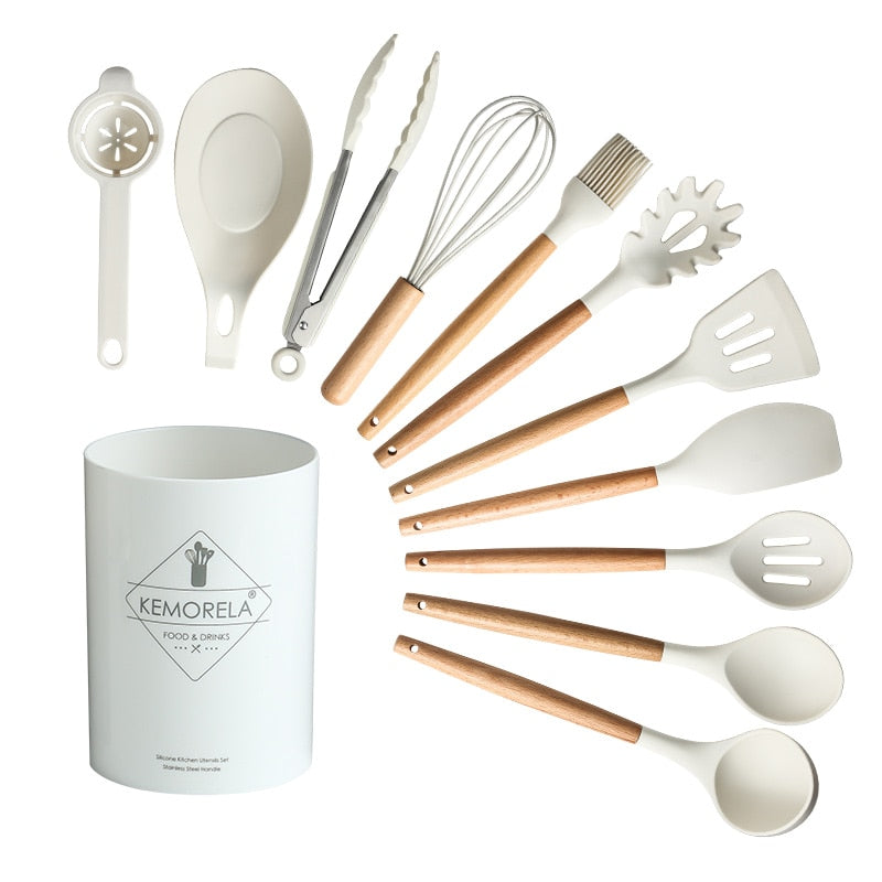 Silicone Kitchenware Utensils Set