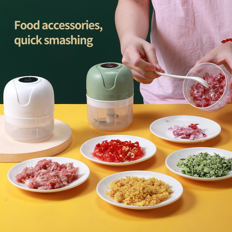 Electric Food Garlic Masher Mini