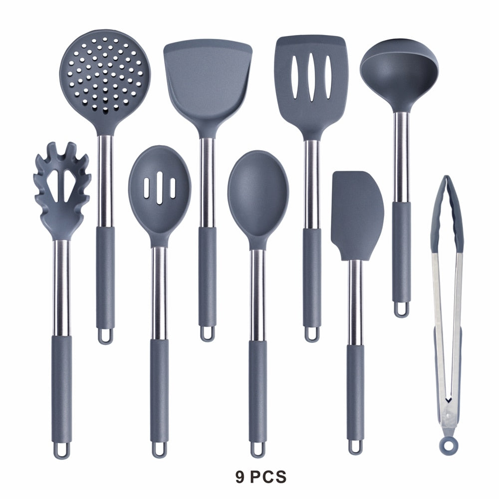 Silicone Utensils Set Kitchen Accessories