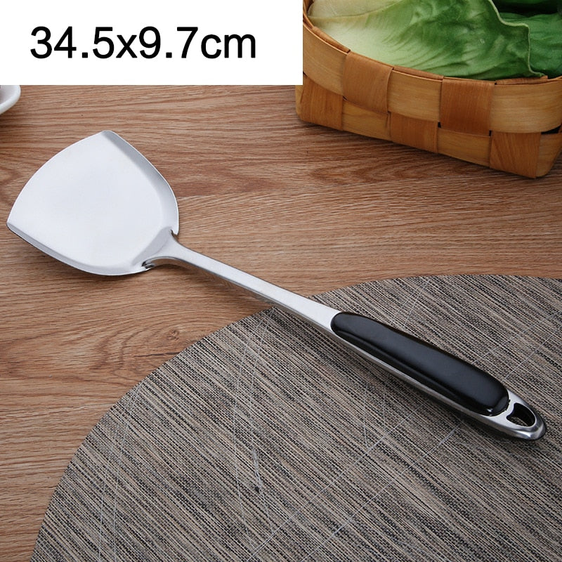 Stainless steel spatula soup spoon