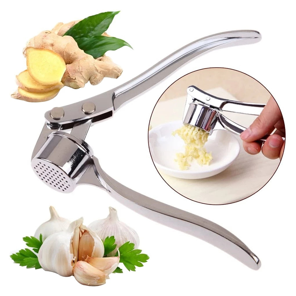 Kitchen Stainless Steel Garlic Crusher