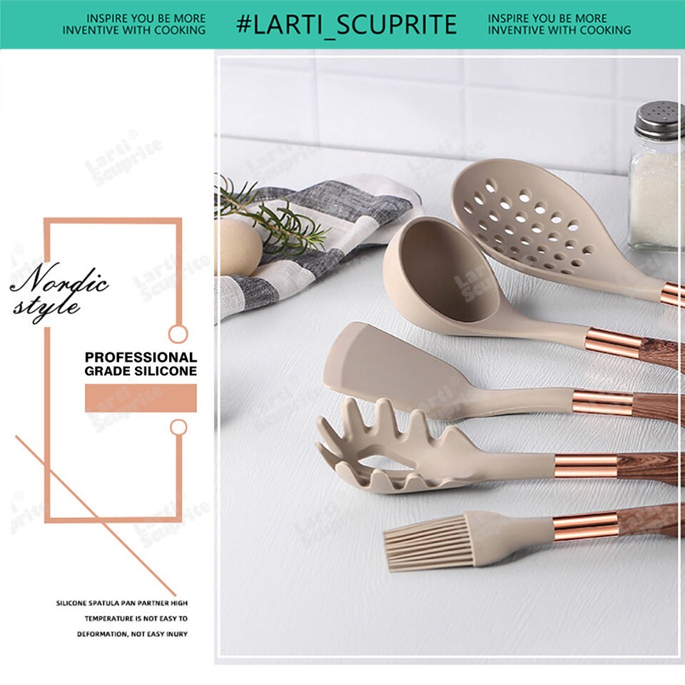 Silicone Kitchenware Non-stick Utensils