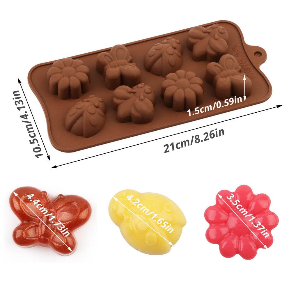 Silicone Chocolate Mold 3D Shapes Mold