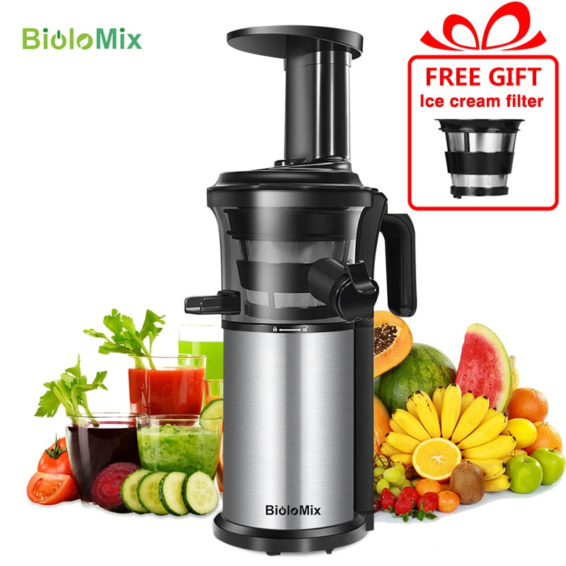 Slow Auger Juicer Fruit and Vegetable Juice