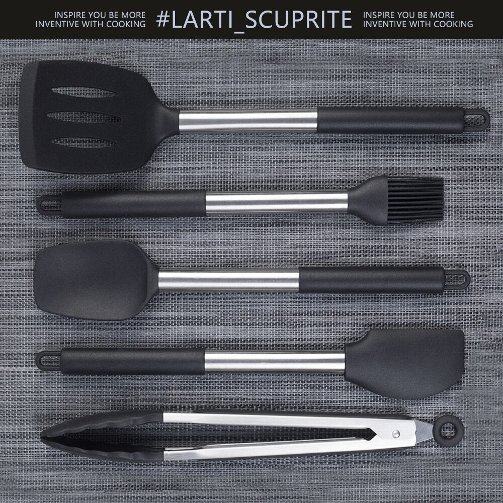 Silicone Utensils Set Kitchen Accessories