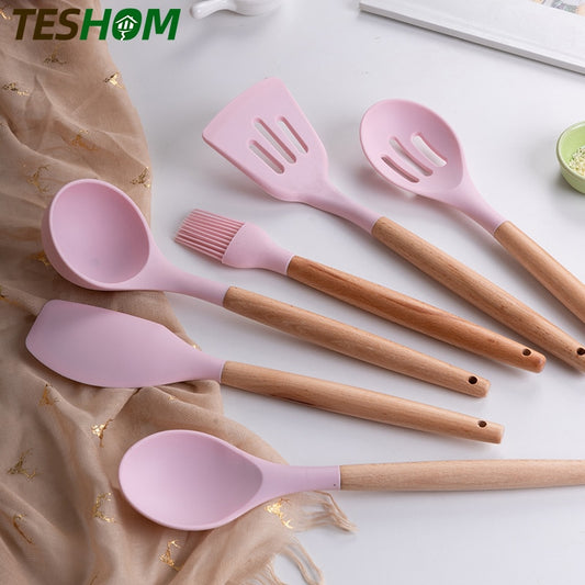 Pink Cooking Tools Spoon Accessories