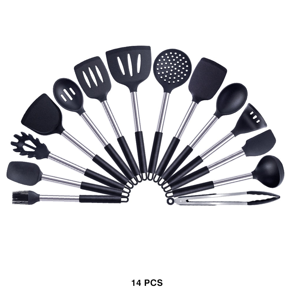 Silicone Utensils Set Kitchen Accessories
