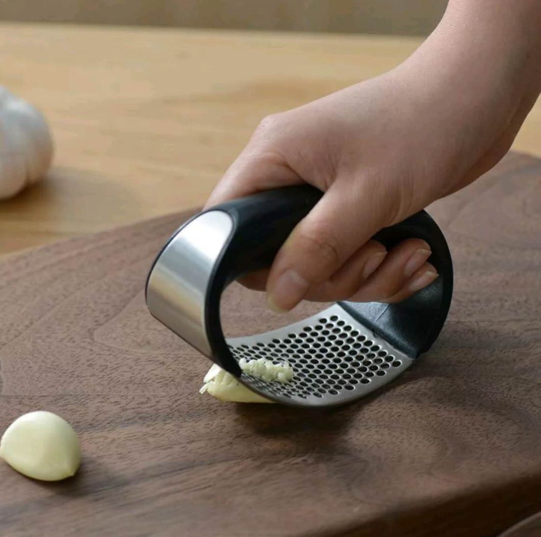 1 Piece Stainless Steel Garlic Press Manual Garlic