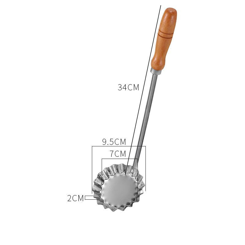 Wooden Handle Frying Spoon Non-Stick