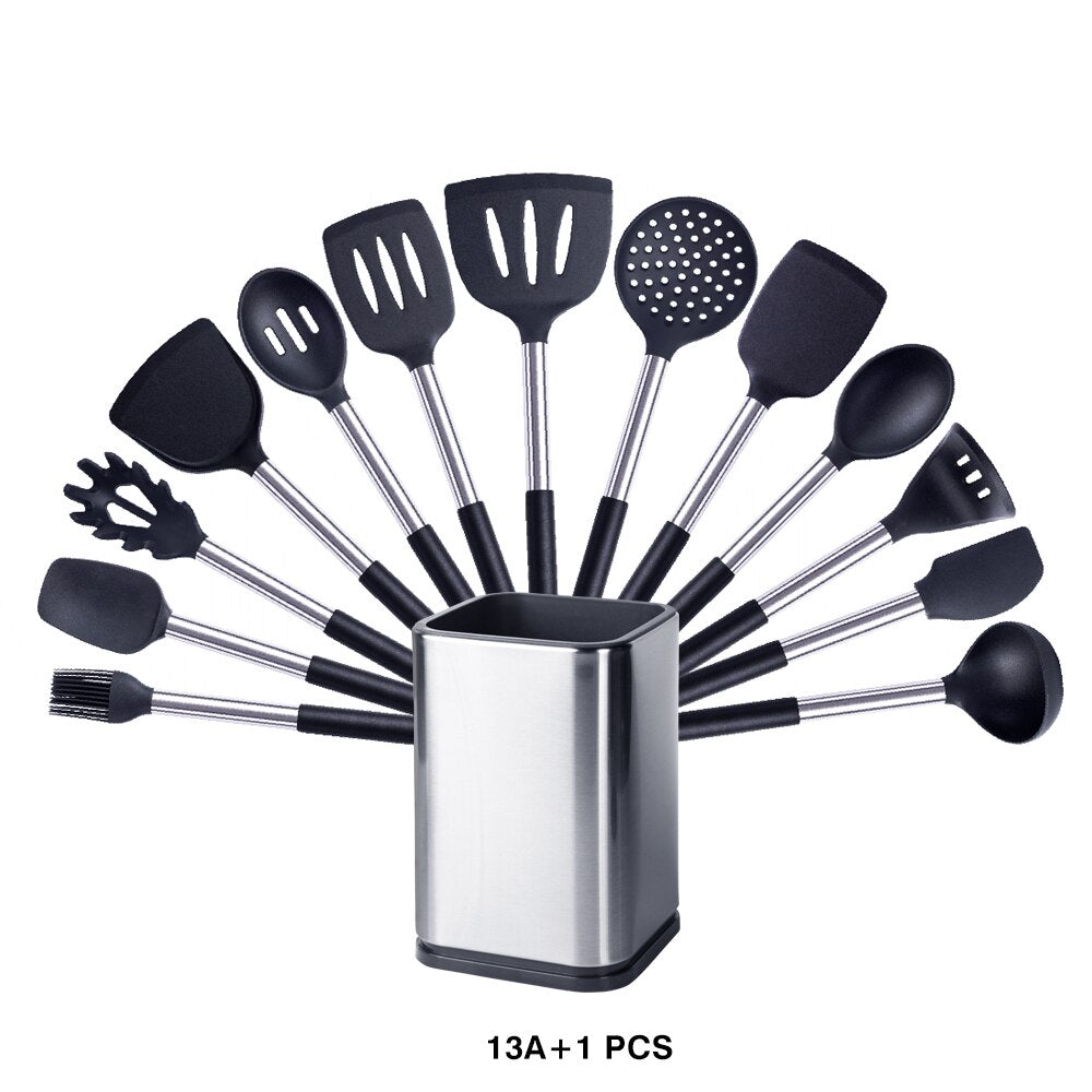 Silicone Utensils Set Kitchen Accessories