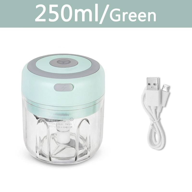 Electric Mini Garlic Crusher Portable Chopper