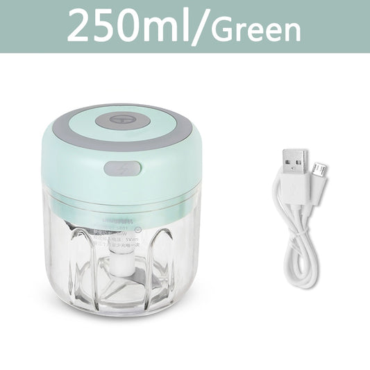Electric Mini Garlic Crusher Portable Chopper