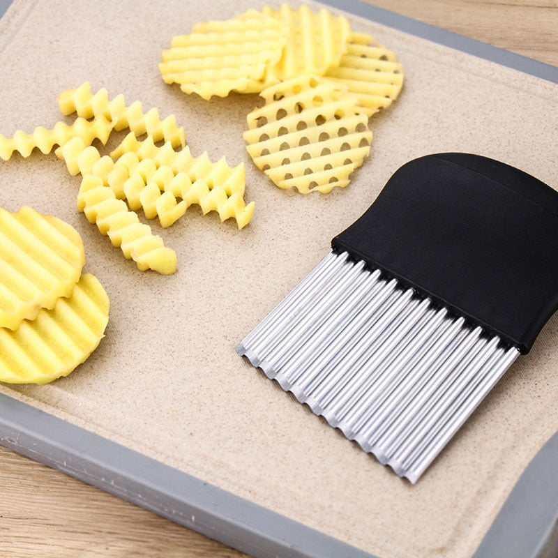 Stainless Steel Potato Chip Slicer Dough Chopping tool Slicer