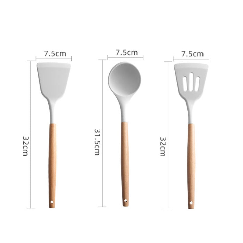Wooden Handle Non Stick Spatula Spatula