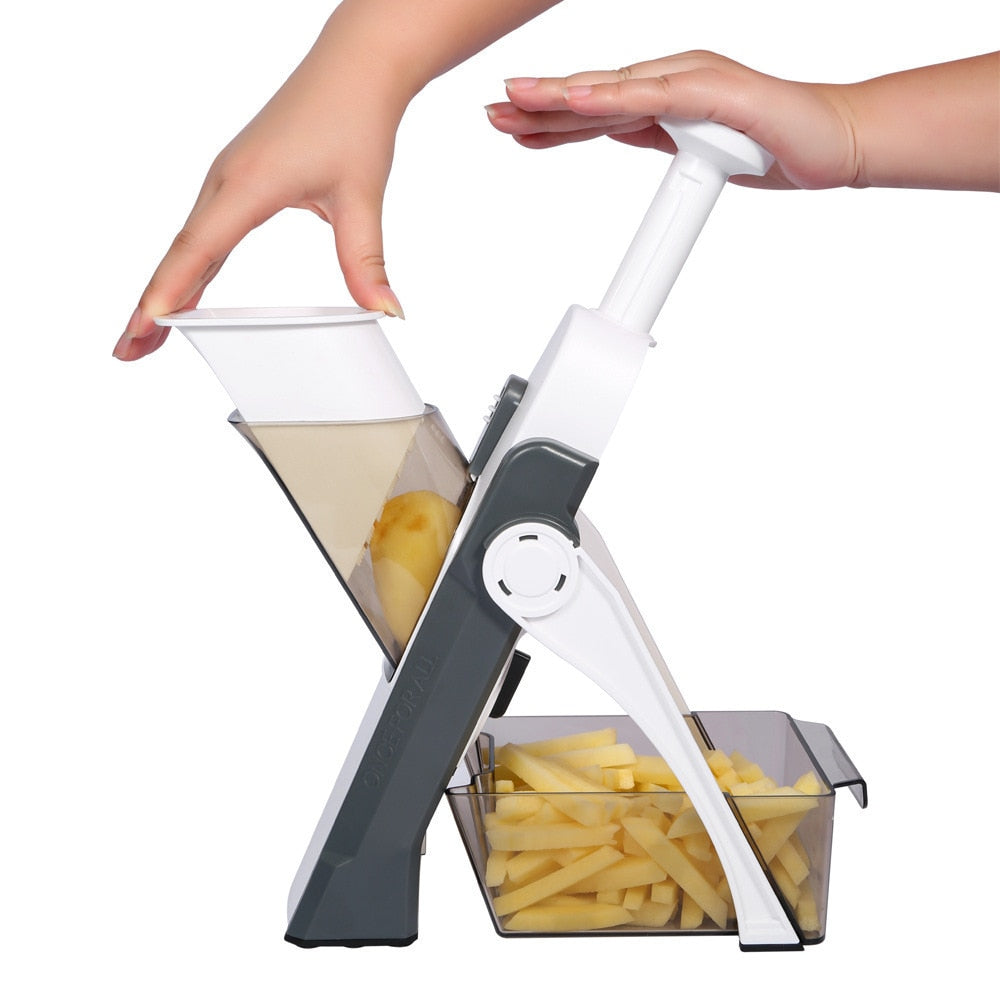 Kitchen Accessories Basket Household Vegetable Slicer
