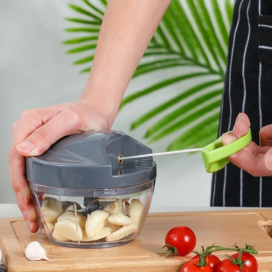 Manual Garlic Onion Crusher Food Chopper