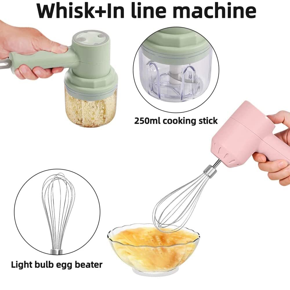 Wireless Electric Garlic Chopper Crusher
