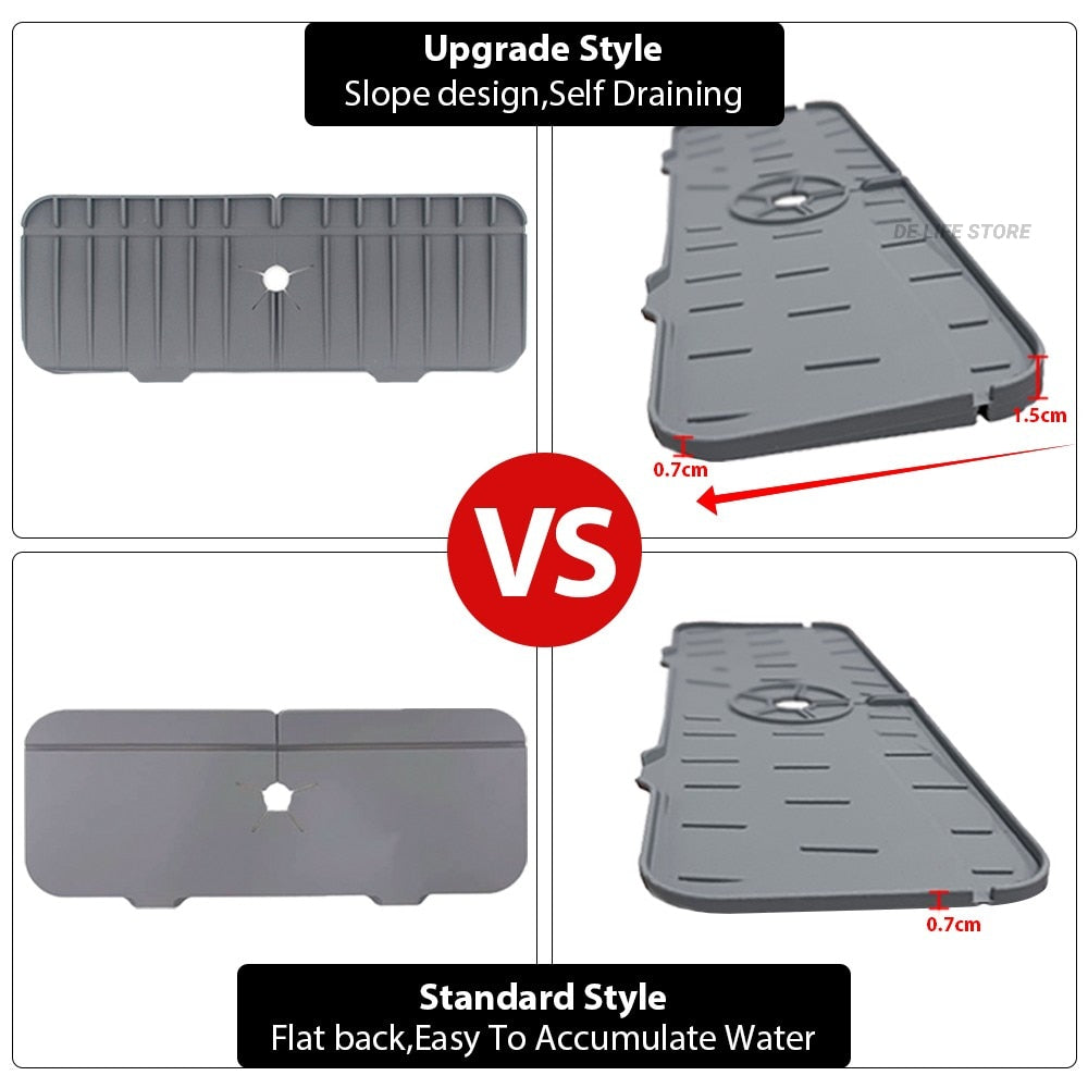 Silicone Kitchen Faucet Absorbent Mat