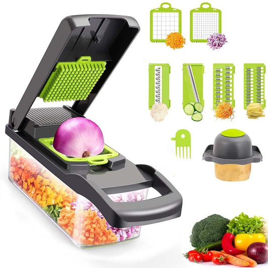 Vegetable Cutter Plastic Basket Slicer Fruit