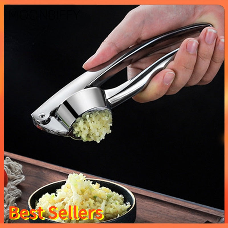 Zinc Alloy Garlic Press Mashed Machine Crusher