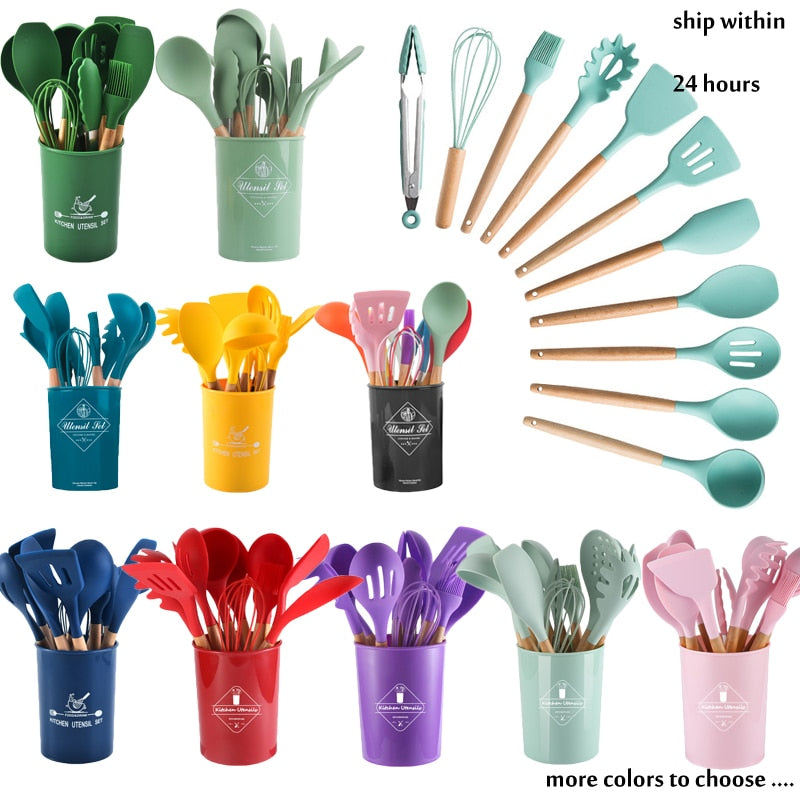Silicone Kitchenware Cooking Utensils
