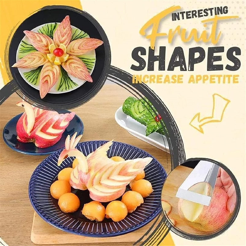 New Stainless Steel Triangle Fruit Carving Knife