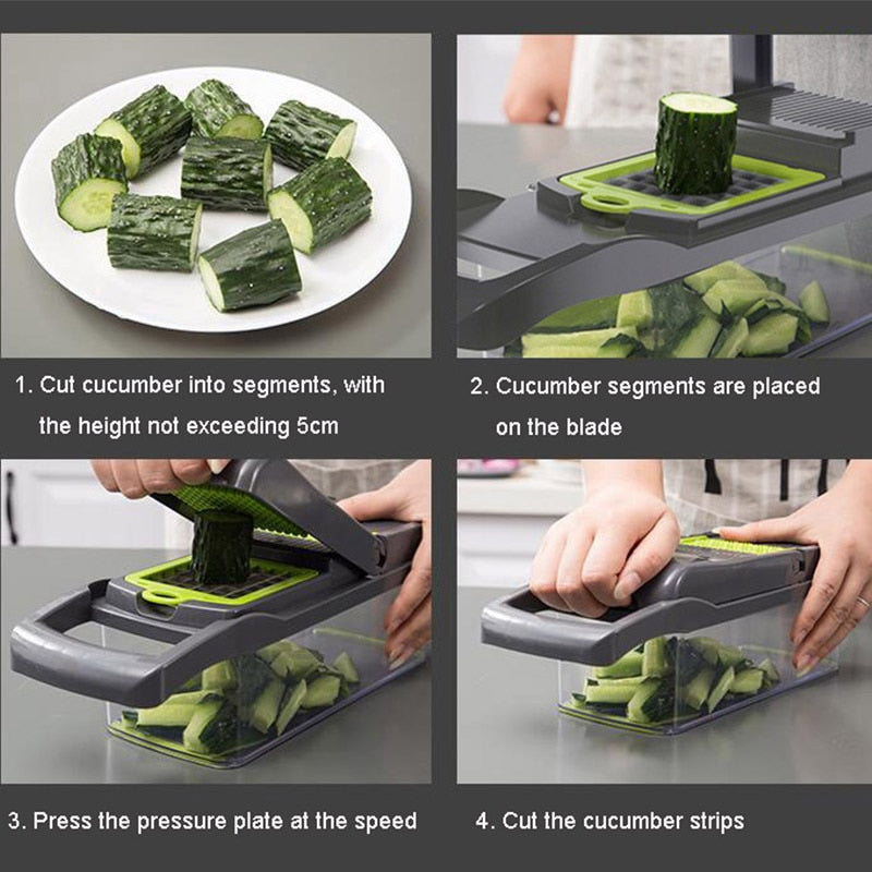 Vegetable Cutter Grater Slicer Chopper