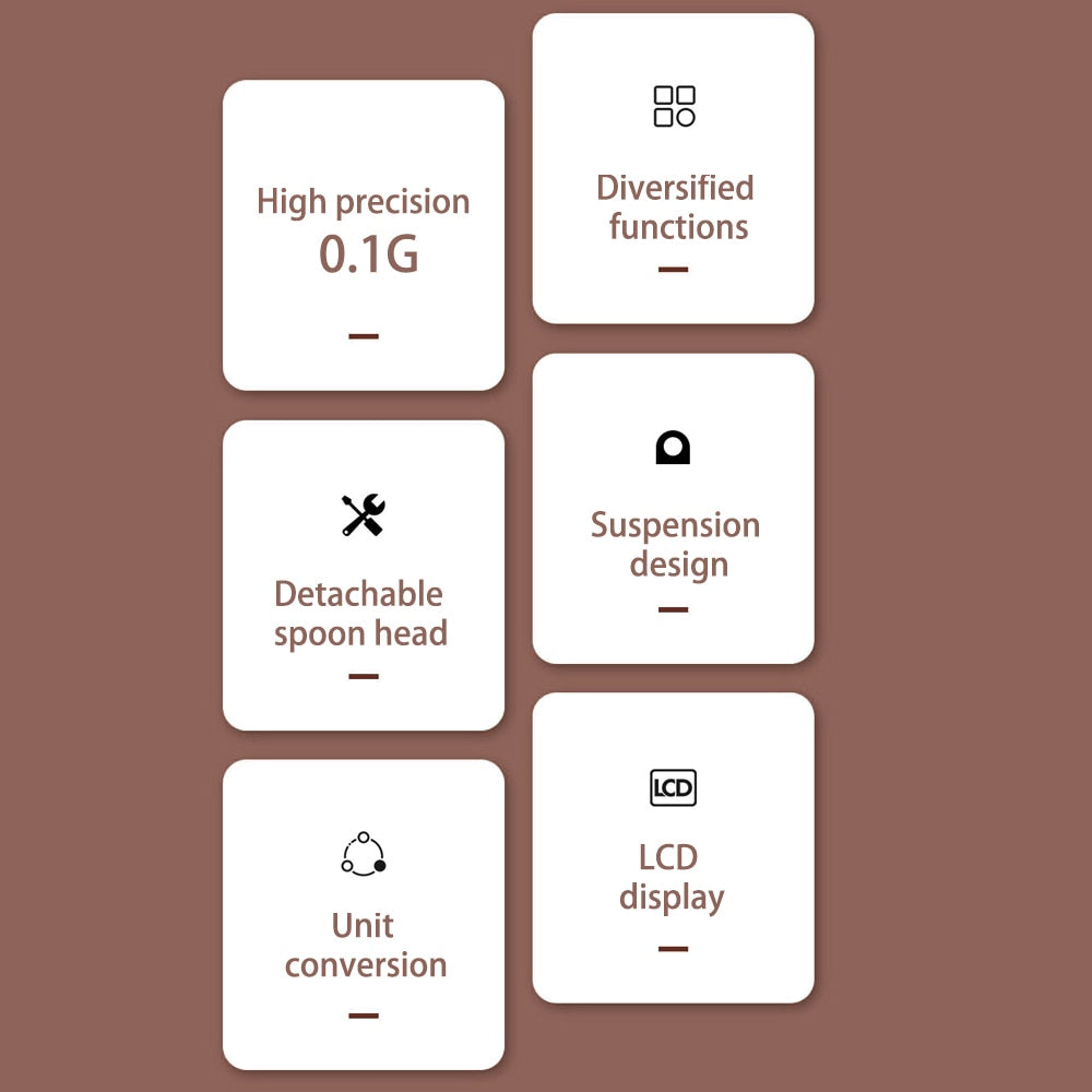 Grams Measuring Spoon Scales