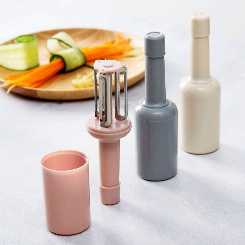 3in1Multi-function Vegetable Peeler Garlic Grinder