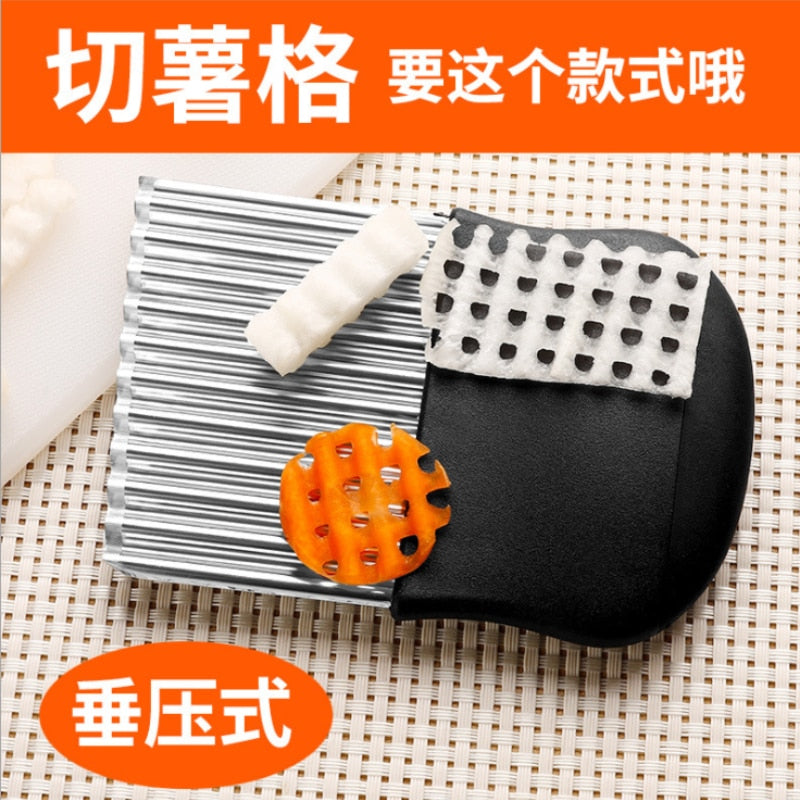 Potato Cutter Wave Knife French Fries Slicer
