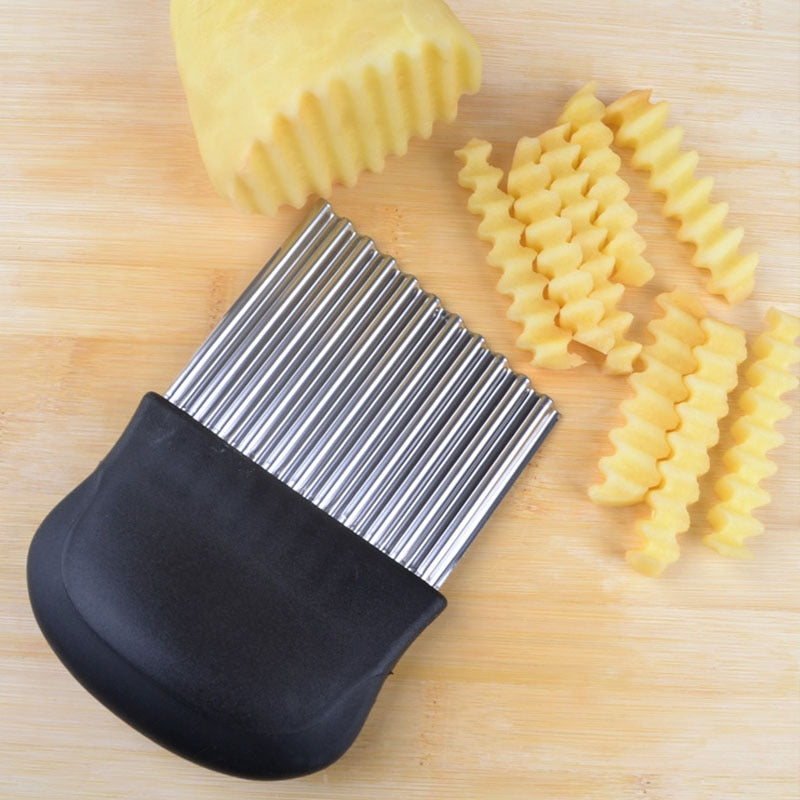 Stainless Steel Potato Chip Slicer Dough Chopping tool Slicer