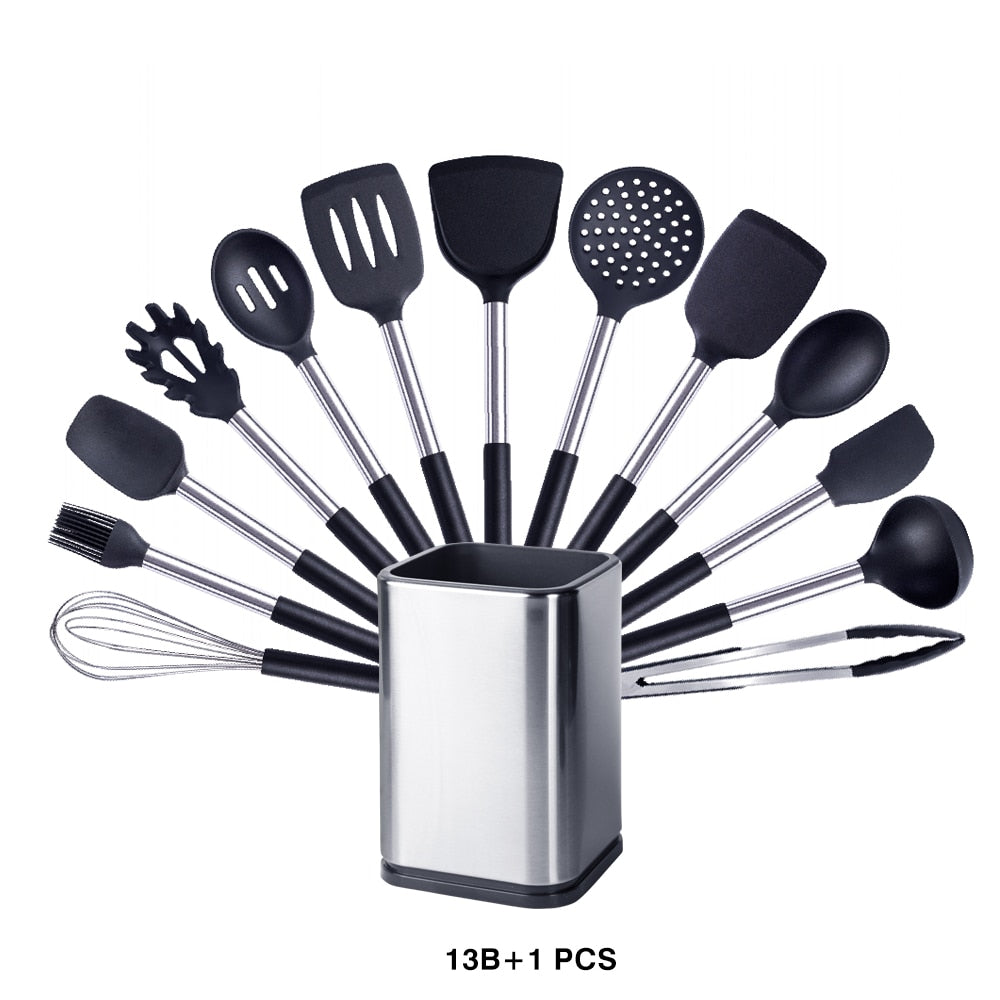 Silicone Utensils Set Kitchen Accessories