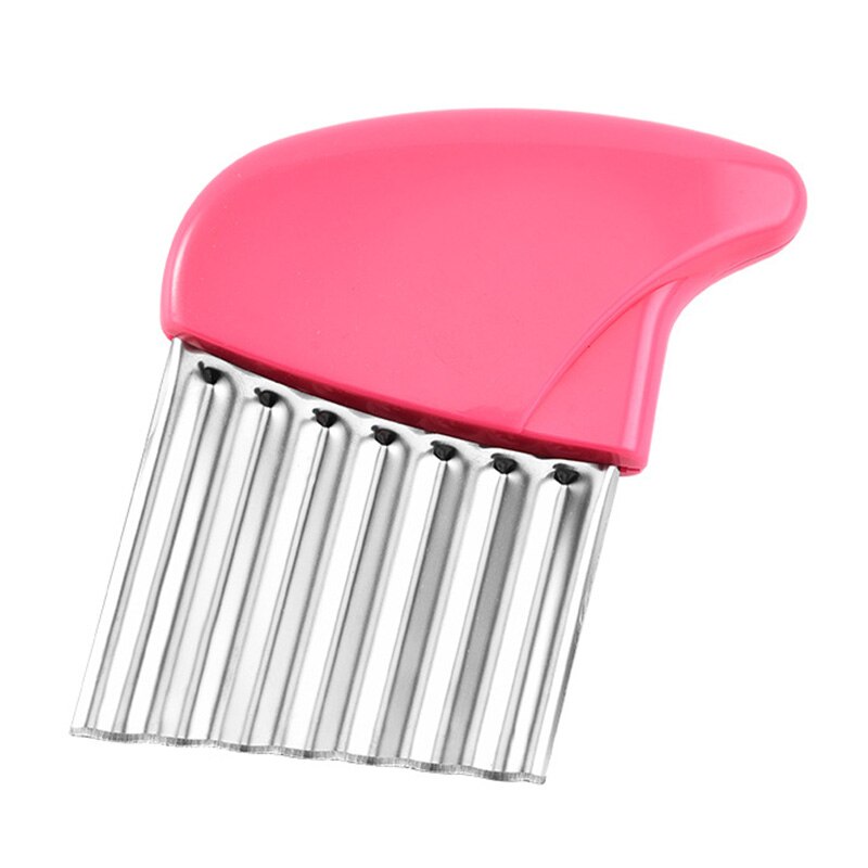 Potato Chip Slicer Vegetable Fruit Wavy Knife