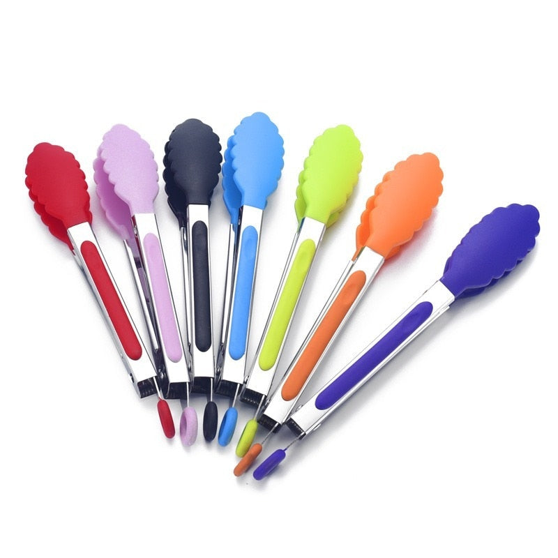 Heat-Resistant BBQ Nylon Food Tong