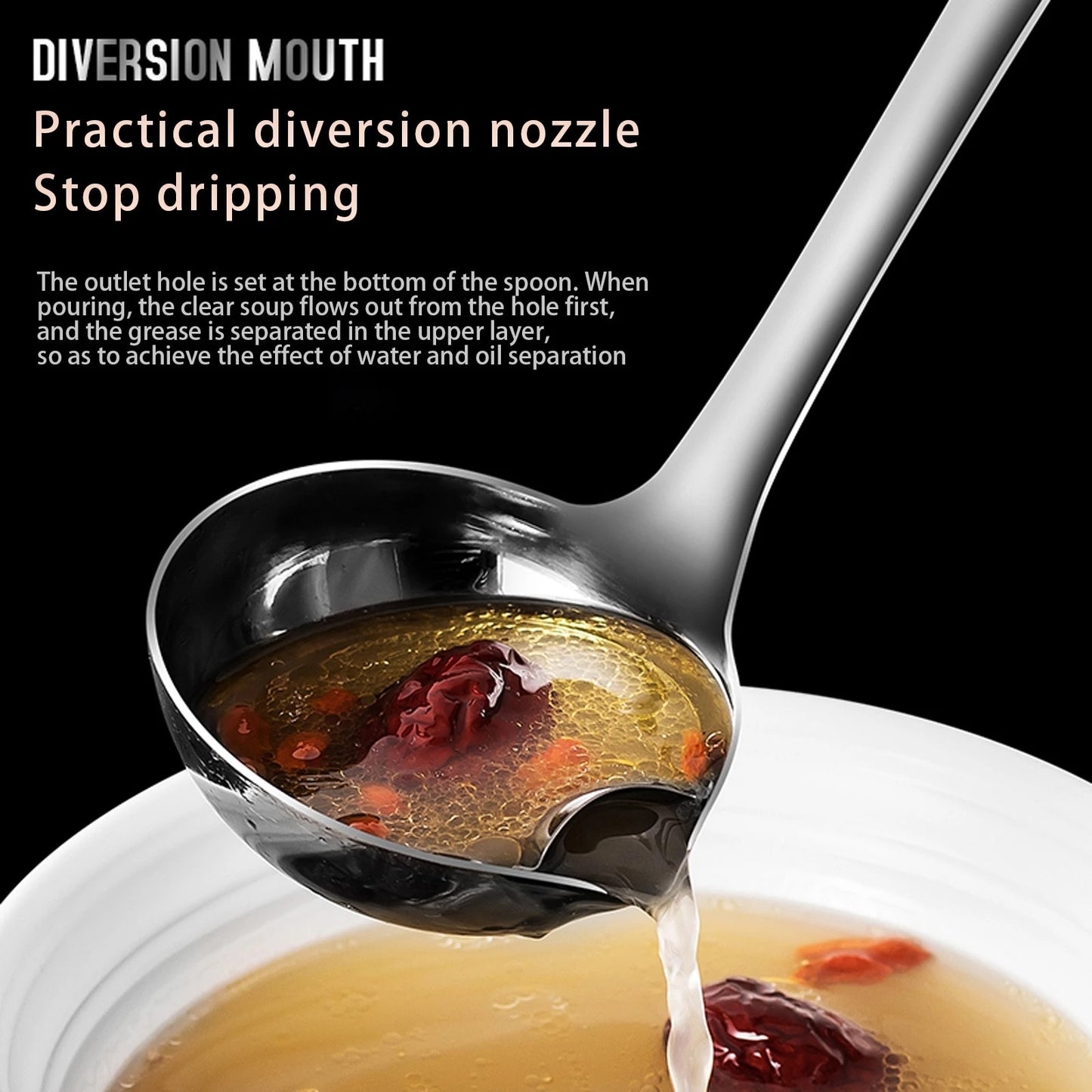 Stainless Steel Oil Filter Spoon Long