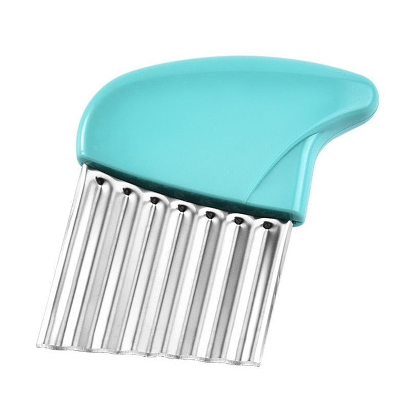 Potato Chip Slicer Vegetable Fruit Wavy Knife