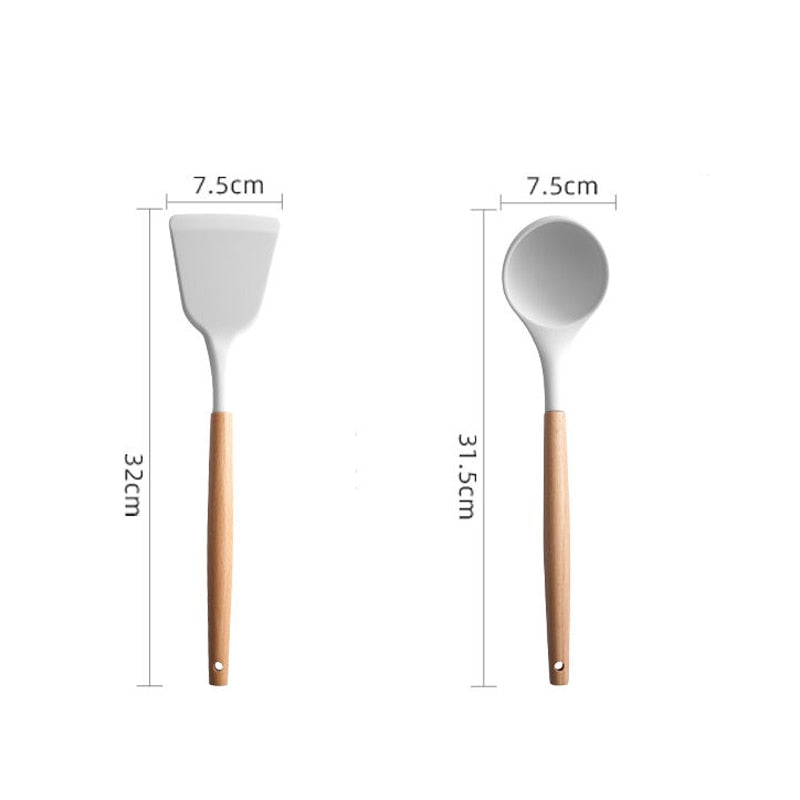 Wooden Handle Non Stick Spatula Spatula